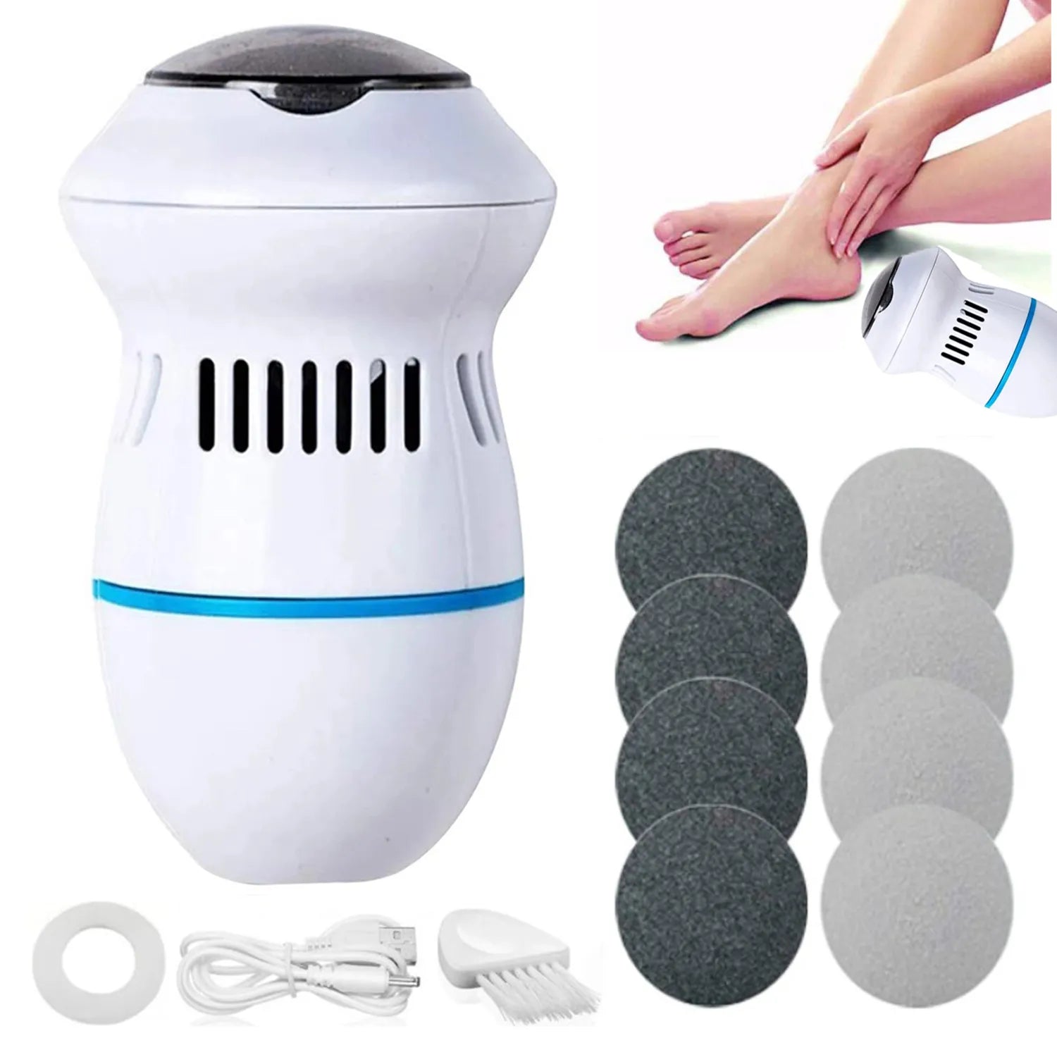 Electric Foot Grinder Vacuum Callus Remover